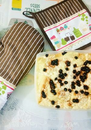 Foto resep Cheese Cake Puding Roti ala Bread Talk