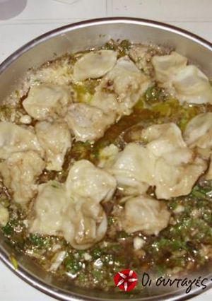Φωτογραφία της συνταγής Pelmeni σε Βινεγκρέτ σόγιας, κεφίρ και ξυδιού