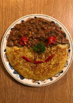 Borjúmáj pörkölt recept fotója