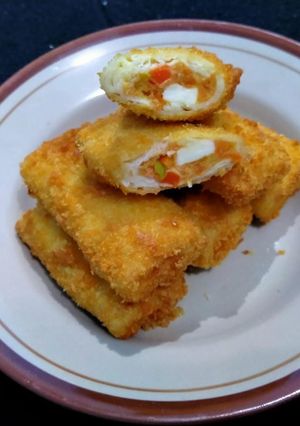 Foto resep Risol Isi Ayam Ubi Wortel Keju