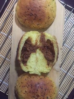 Foto resep Bread Pumpkin Bun rasa abon