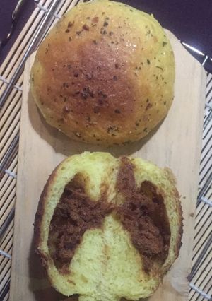 Foto resep Bread Pumpkin Bun rasa abon