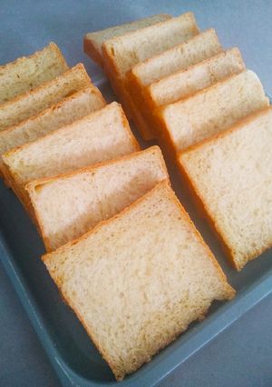 Foto resep Roti Tawar Pisang Keju (Autolyse)