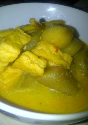 Foto resep Tahu Terong Masak Kare
