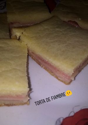 Una foto de Torta de fiambre licuada