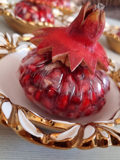 عکسی از دستور تزیین انار شب یلدا