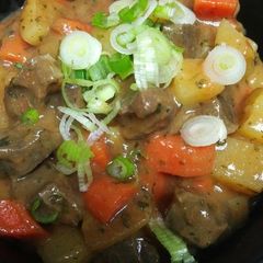 A picture of Beef Heart Stew.