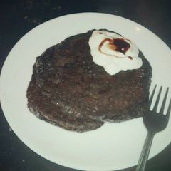A picture of Coco cocoa pancakes.