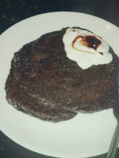 A picture of Coco cocoa pancakes.