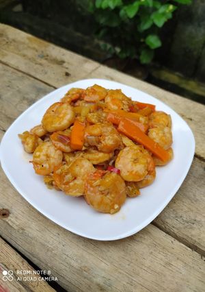 Foto resep Udang Asam Manis Pedas