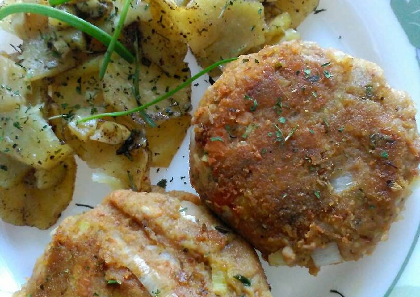 Hamburguesas de lentejas al curry