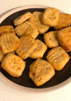 Una foto de Papa pillows sabor queso
