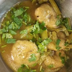 Gawar fali dhokli A picture of Gawar fali dhokli.