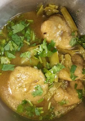 A picture of Gawar fali dhokli.