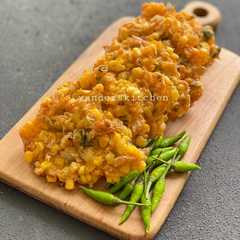 Bakwan Jagung Rebon. Guriih renyah krenyes krenyes 😍👍🏻-レシピのメイン写真