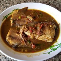 Fish pepper soup A picture of Fish pepper soup.