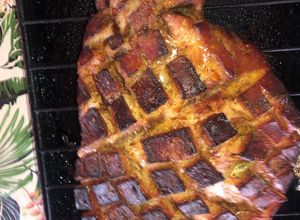 Una foto de Pernil de cerdo al horno 😋