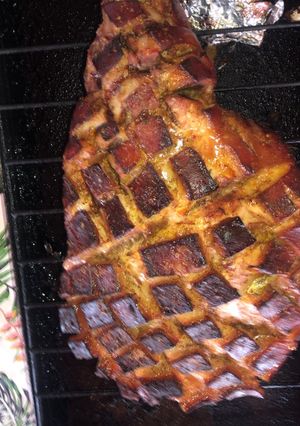 Una foto de Pernil de cerdo al horno 😋