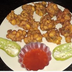 Corn pakoda A picture of Corn pakoda.