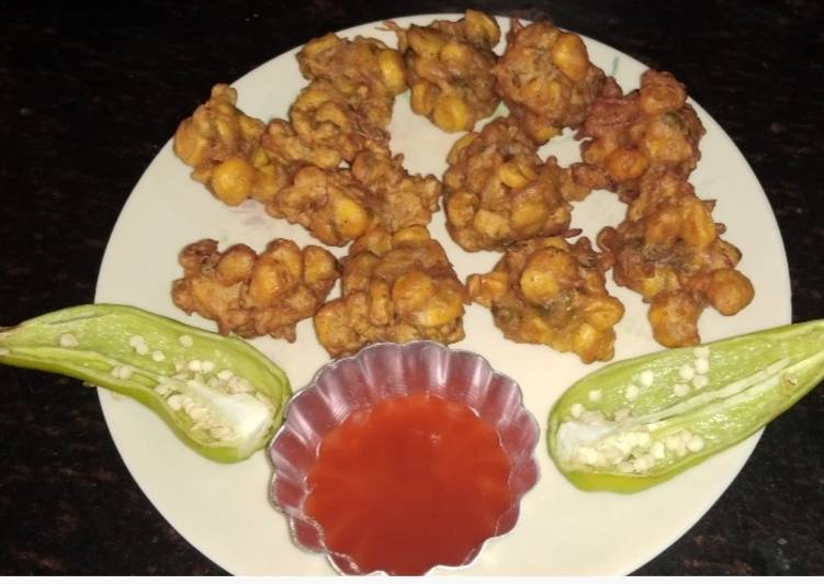 Recipe of Super Quick Homemade Corn pakoda