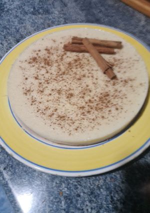 Una foto de Tarta de arroz con leche