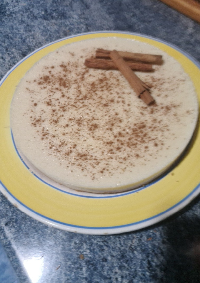 Una foto de Tarta de arroz con leche