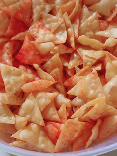 Foto resep Keripik kulit pangsit bumbu balado