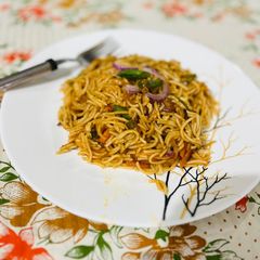 A picture of Chowmen Noodles Street Food Special,kids favourite food,evening snack,.