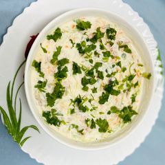 A picture of Veg curd salad.