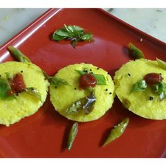 A picture of Idli Dhokla.