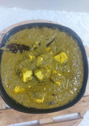 A picture of Hadrabadi paneer.