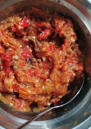 Foto resep Sambal terasi goreng tanpa ulek