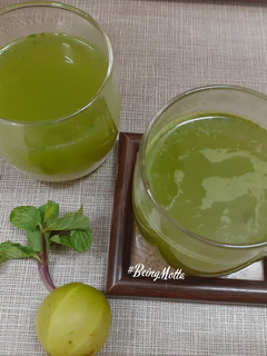 A picture of Awla-Mint Juice.