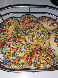 Una foto de Galletas multicolores