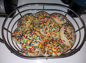 Una foto de Galletas multicolores