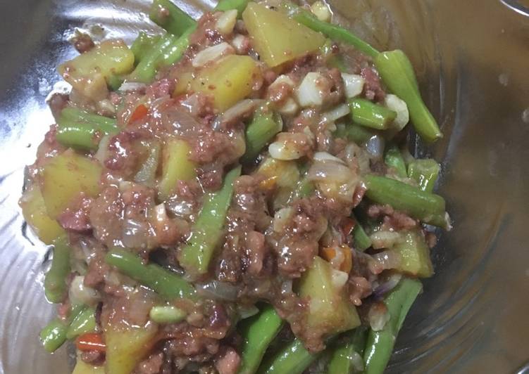 Resep Tumis Buncis Kentang Kornet, Bisa Manjain Lidah