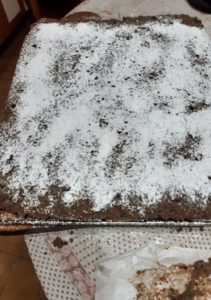 Una foto de Brownie sin harina