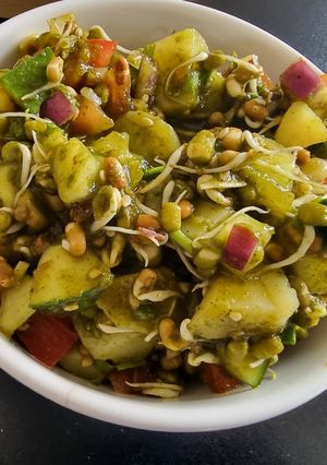 A picture of Sprouts Bhel Salad.