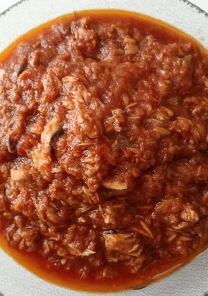 Foto resep Ikan tongkol sewir balado