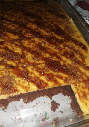 صورة لوصفة كيكة كراميل