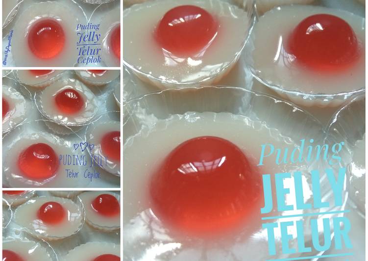 Resep masakan 43. Puding Jelly Telur Ceplok | Cara Buat 43. Puding Jelly Telur Ceplok Yang Mudah Dan Praktis
