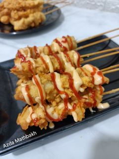 Foto resep Sate ayam krispi