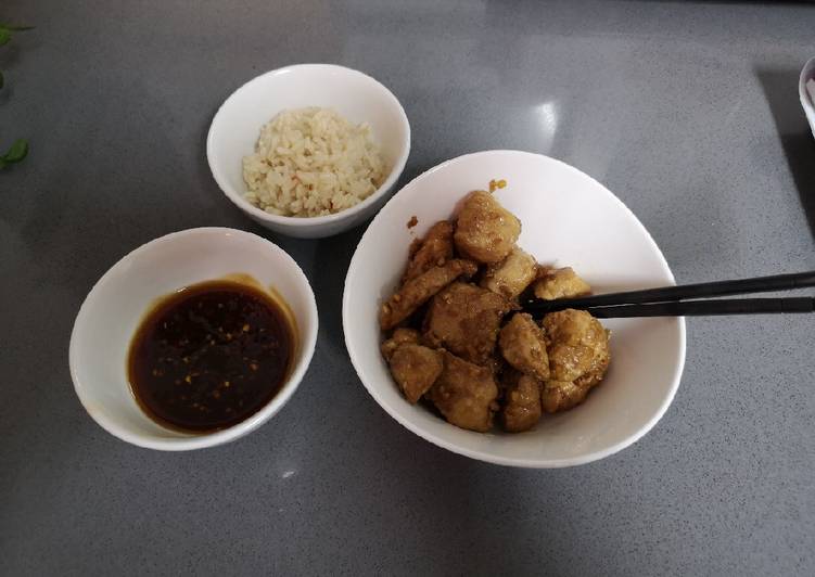 Pechuga de pollo al albaricoque