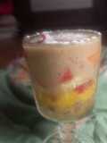 Minuman Campuran Semangka, Pepaya, Mangga dan Pisang