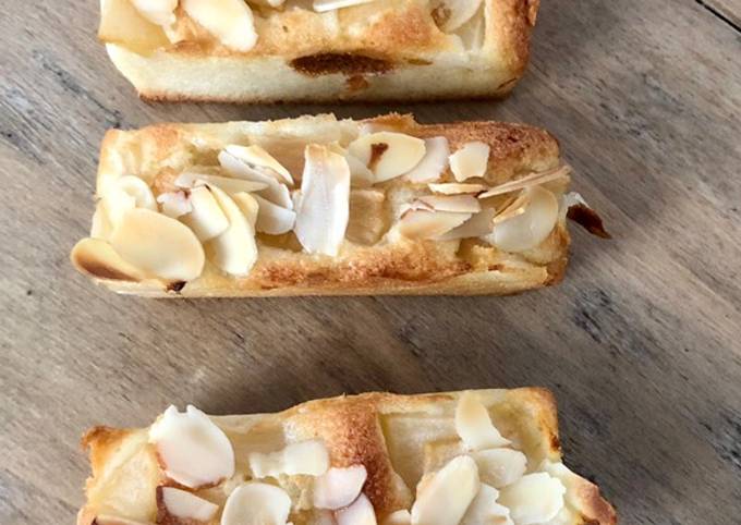 Financiers poires amandes