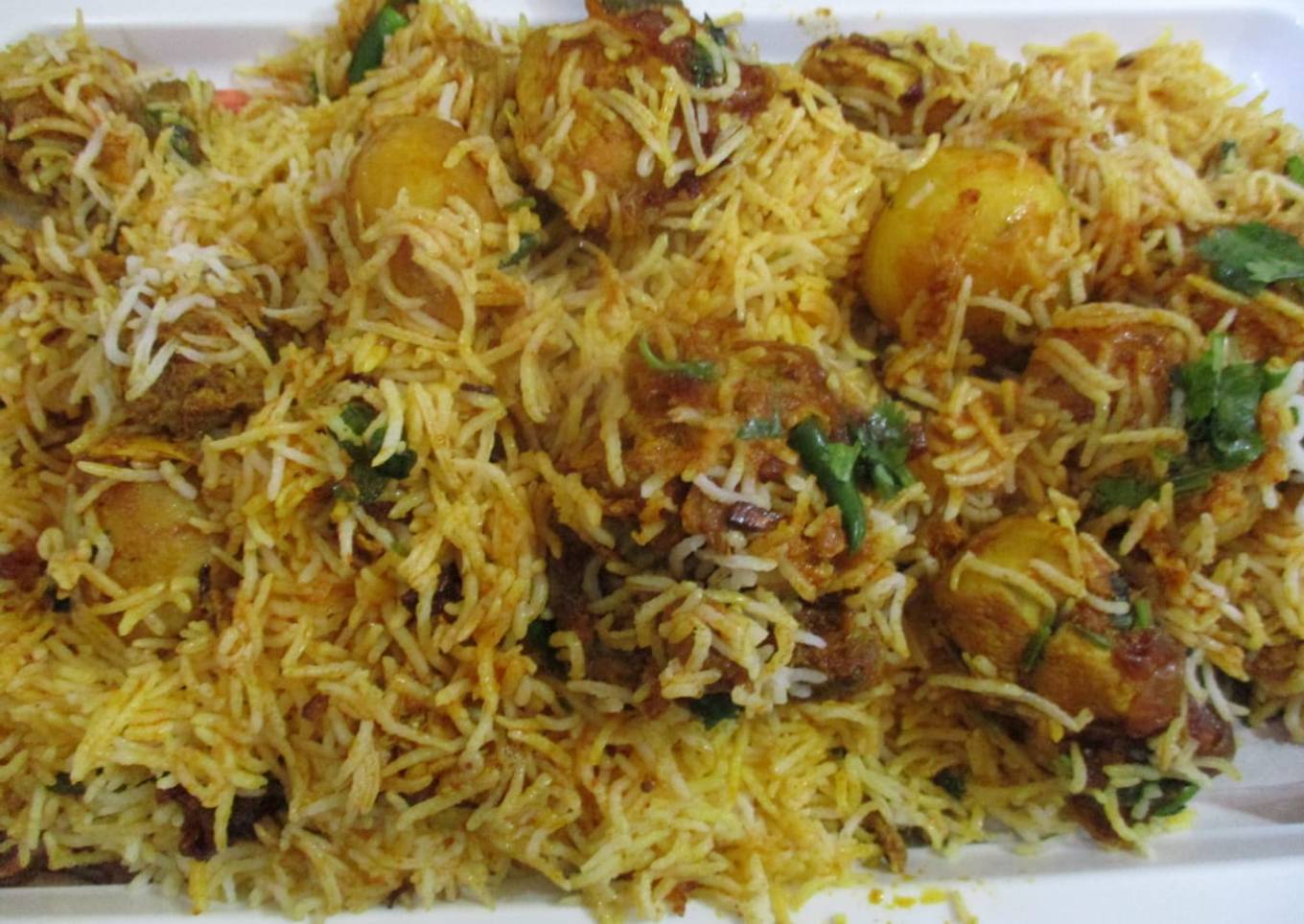 Chicken tikka biryani