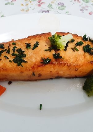 Foto resep Gril ikan salmon ala ola