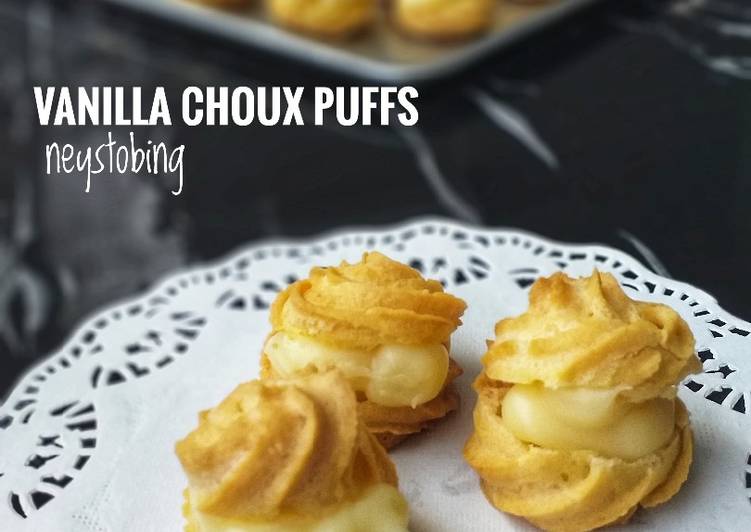 Cara Gampang Menyiapkan #126 Vanilla Choux Puffs (Kue Soes) yang Enak Banget