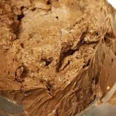 Leah's Chocolate Butter Cream Frosting A picture of Leah's Chocolate Butter Cream Frosting.