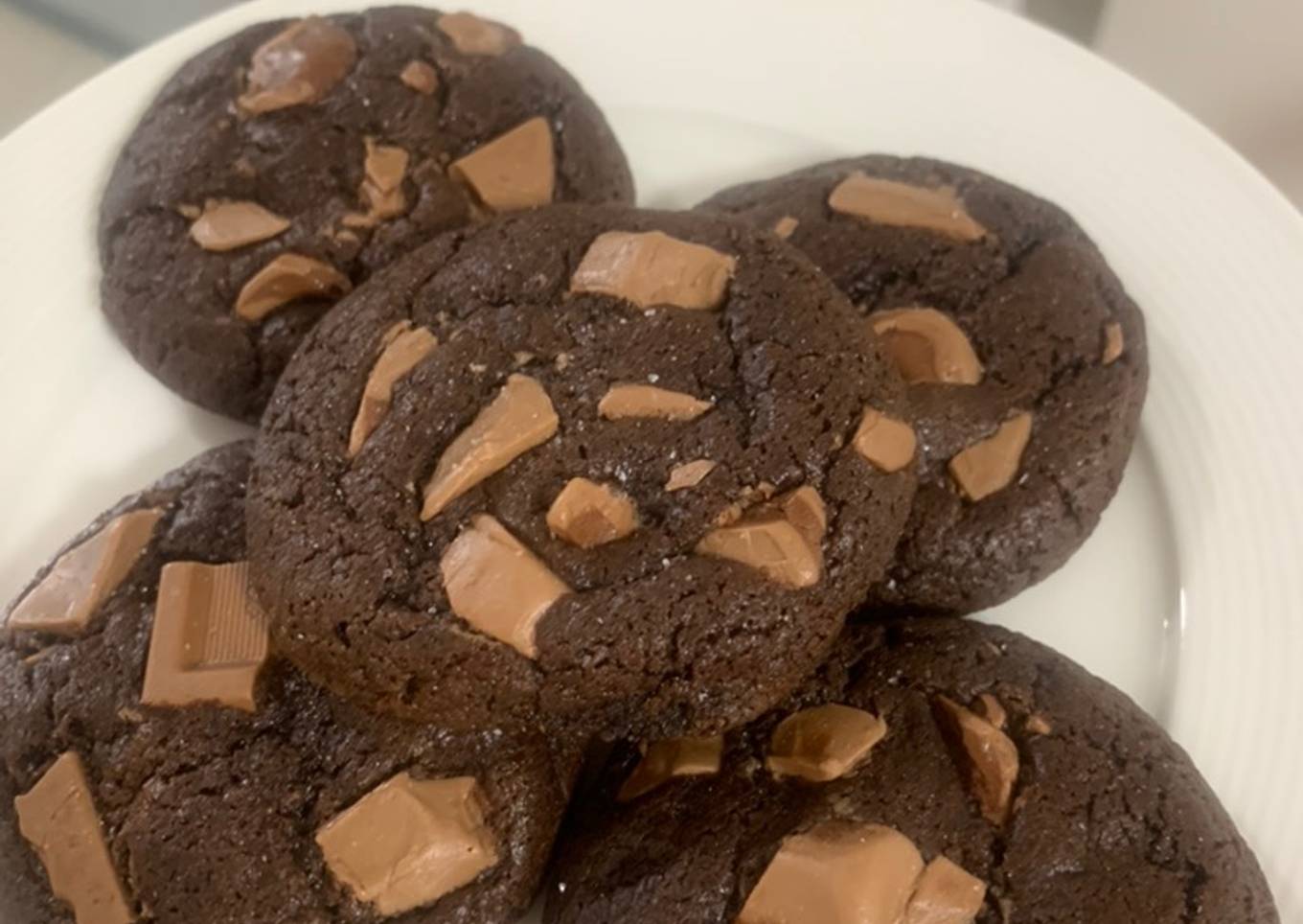 Olive Oil Dark Chocolate Cookies